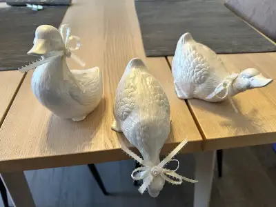 3 CERAMIC DUCKS, View more