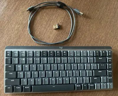 Logitech MX Mechanical Mini Wireless Keyboard –  (Tactile/Quiet), View more