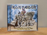 SIGNED Iron Maiden 'Best of 1980-1989' Somewhere Back in Time CD