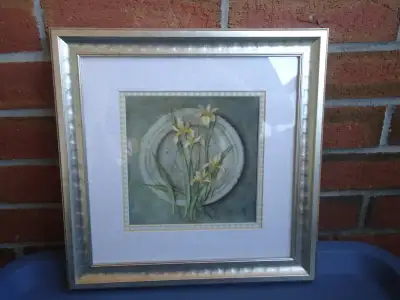 ART IN MOTION FABRICE VILLENEUVE IRIS PLATE FRAMED, View more