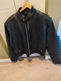 Thick leather jacket size 40