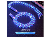 NEW - 3 in 1 LED Streaming Charge Cable
