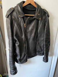BISON Leather Motorcycle Jacket 