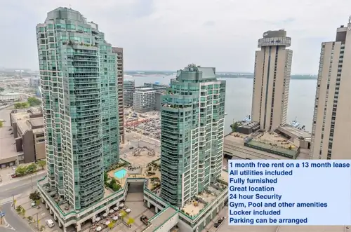 Great all inclusive 1 Bed + Den at this Prime Waterfront Location - 10 Yonge Street, Toronto. First...