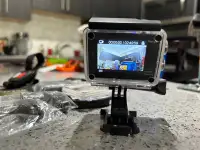 AKASO EK7000 Pro 4K Action Camera with Touch Screen mint conditi