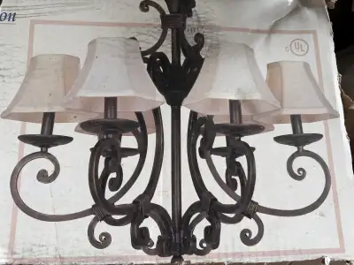 New chandelier with small shades, View more