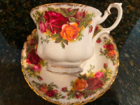 Royal Albert Old Country Roses Bone China Cup and Saucer
