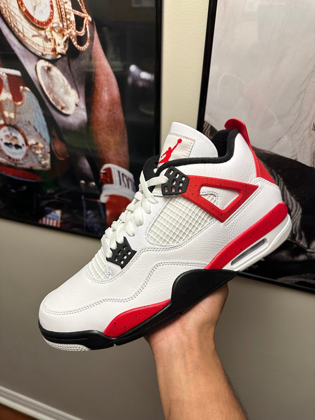 Air Jordan 4 “Red Cement” Size 11 & 12! in Men's Shoes in Mississauga / Peel Region - Image 4