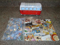 VW bus with jigsaw puzzle