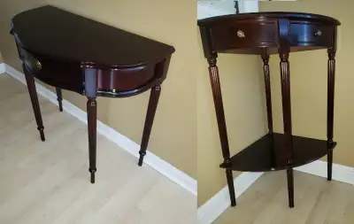Elegant Wooden Console Table and Elegant Wooden Corner Arc Table, View more