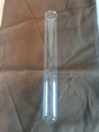 Lab grade test tubes
Approx. 1 in x 8 in

