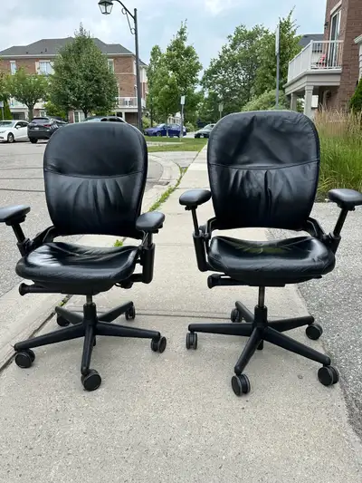 Set of Steelcase Leap Ergonomic Executive Office Chairs, View more