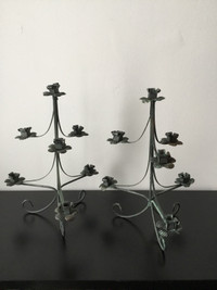 2 chandeliers pour $5 - 2 Candle Holders for $5 - 13 X 10 inches