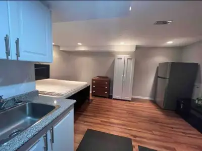 From November 1 2026 Furnished fully private studio unit basement in Oshawa North 1200 rent - plus u...