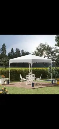 10' x 10' Pop Up Canopy Tent with Sand Bags, UPF 50+ Instant Sun