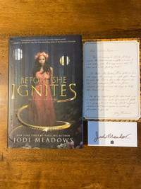 Before She Ignites by Jodi Meadows (Signed)