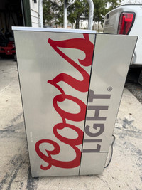 Coors light frigde grab a cold one 