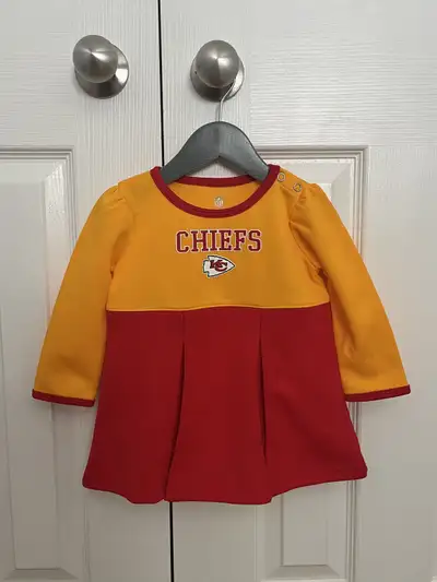 Kansas City Chiefs Onesie Cheer Dress 18M, View more