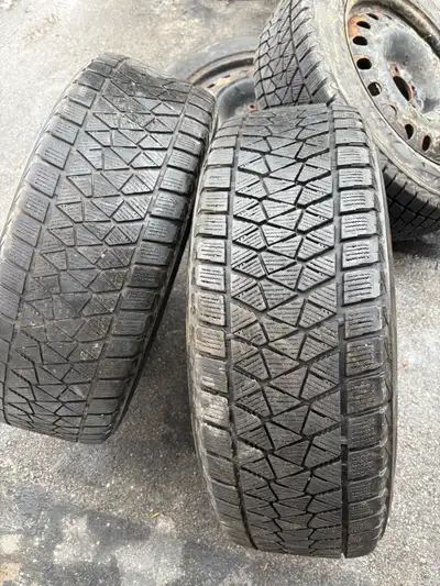 Vehicle: Honda CRV Brand: Bridgestone Size: 225 /60/R18 Price: $150 for all four including the rims....
