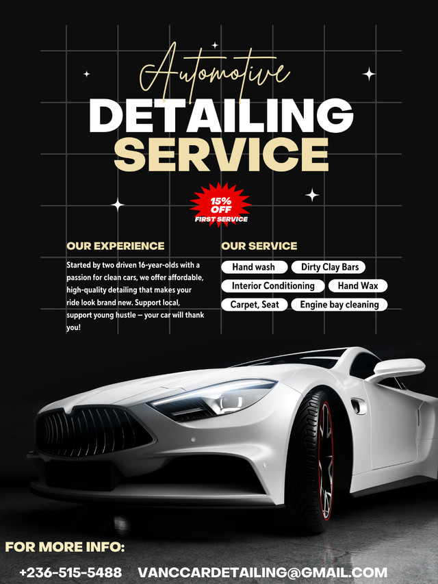 CAR DETAILING! in Other in Vancouver