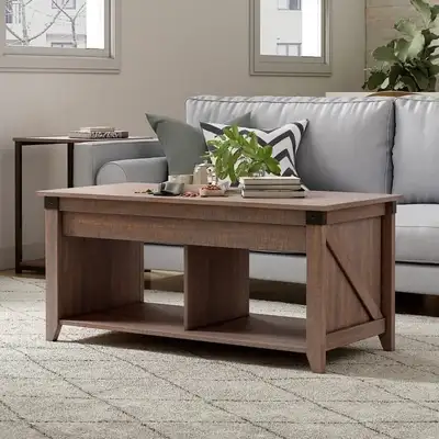 Farmhouse Lift-Top Coffee Table with Storage(BNIB), View more