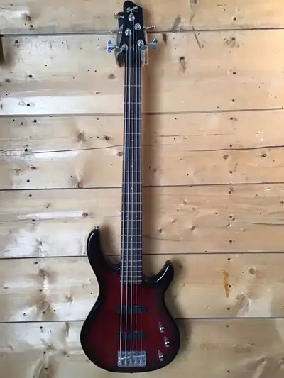 Squire by Fender 5 string jazz bass (Made in Indonesia), excellent condition. Very hard to find $600...