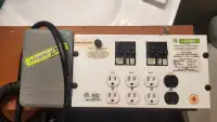 6 Light 40 amp grow timer panel