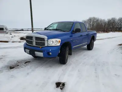 Up for sale is my 2007 Dodge Ram 1500 Laramie. Truck has the 5.7L Hemi engine, 4wd, and an automatic...