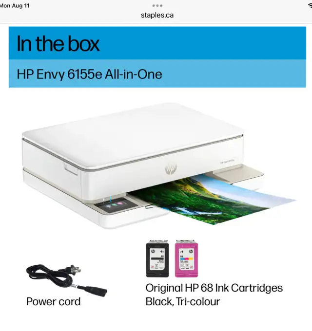 HP  ENVY 6155e All-In-One64036936855041124