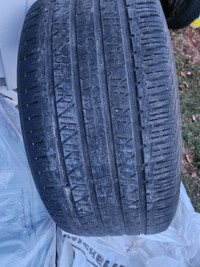4 pneus d’été usagés à vendre 275/50R20