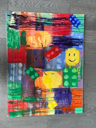 Imagination. Acrylic on canvas painting. 30x40., View more
