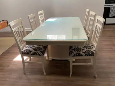 KITCHEN TABLE WITH 6 CHAIRS, View more
