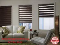 Custom Shutters, Shades and Blinds -647-853-3664