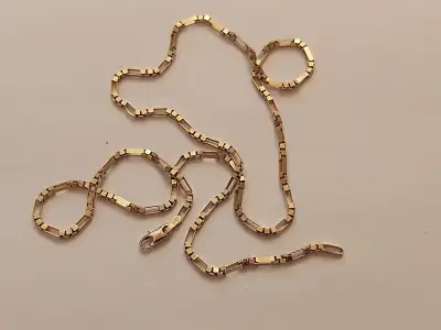 Yellow gold  chain 14K.18 inches..6.79 grams., View more