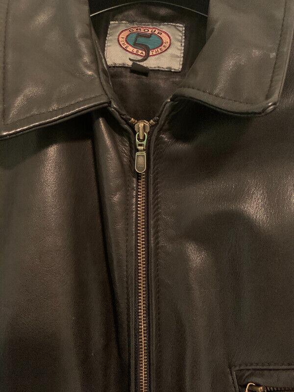 Biker leather jacket- insulated  mens in Men's in City of Toronto - Image 2