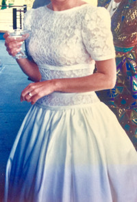 Designer Bob Mackie Diamond Collection Vintage Wedding Gown