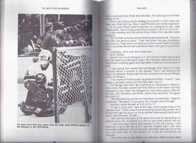New York Islanders Dynasty Barry Wilner NHL NY rare hockey book in Non-fiction in Oakville / Halton Region - Image 4