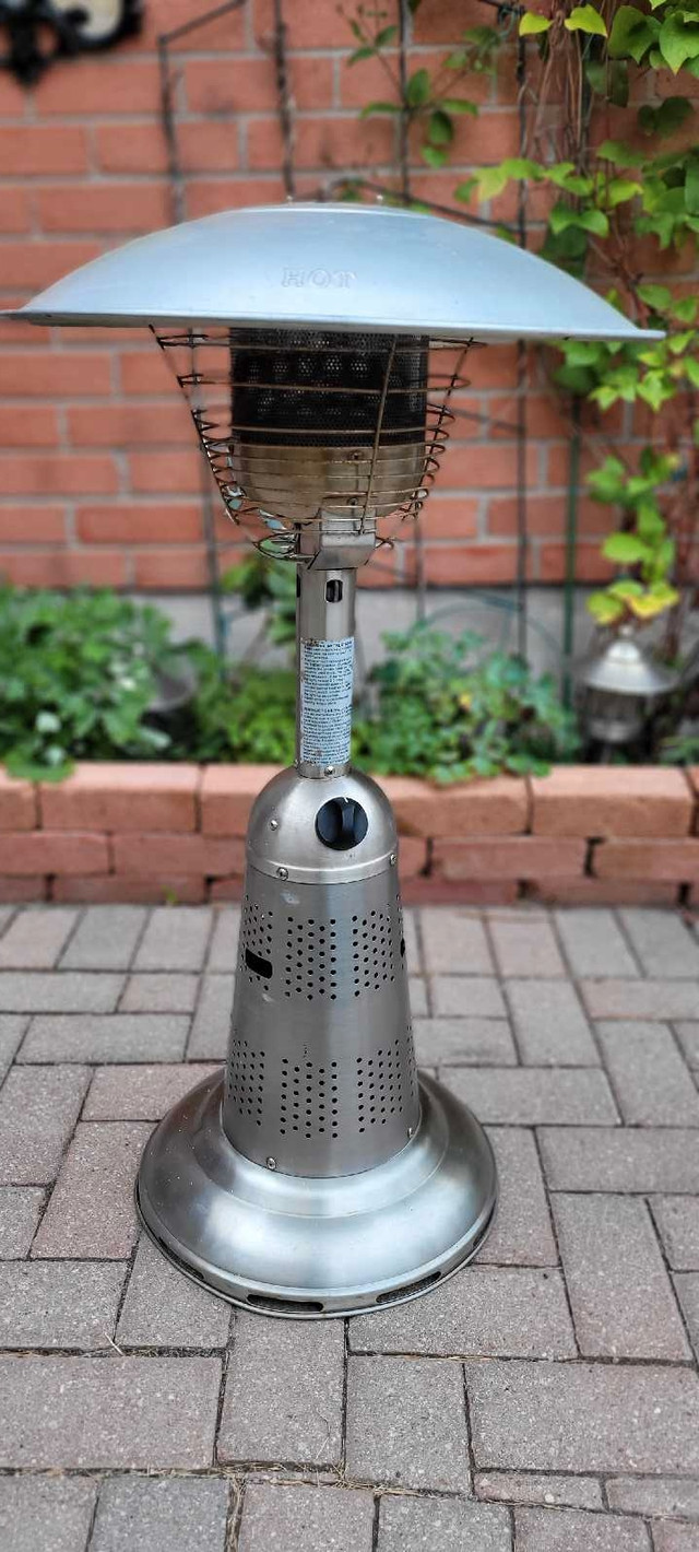 Table top stainless steel heater outdoor in Patio & Garden Furniture in City of Toronto - Image 3