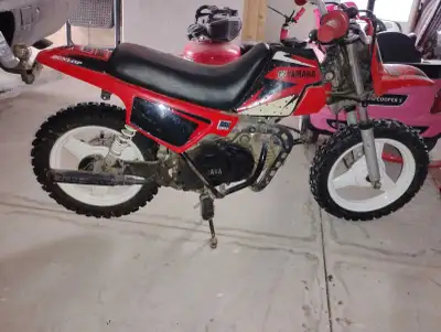 1999 PW50. $1,600. Runs great. Ready to go for the season. Comes with training wheels for younger ri...