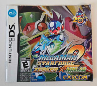 Mega Man star force 2 Zerker X Ninja manual - Nintendo DS