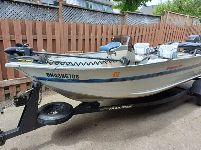 Aluminum fishing boat for sale in Powerboats & Motorboats in Guelph - Image 3