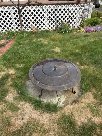 Copper wood fire pit, View more