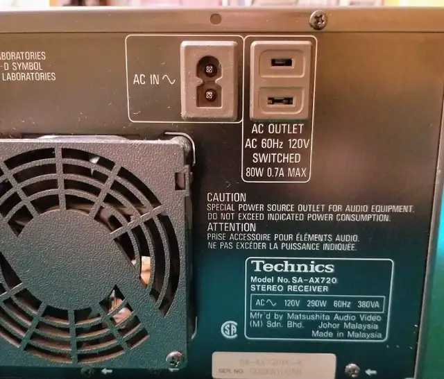 TECHNICS ACTIVE STEREO RECIEVER in Stereo Systems & Home Theatre in Markham / York Region - Image 6