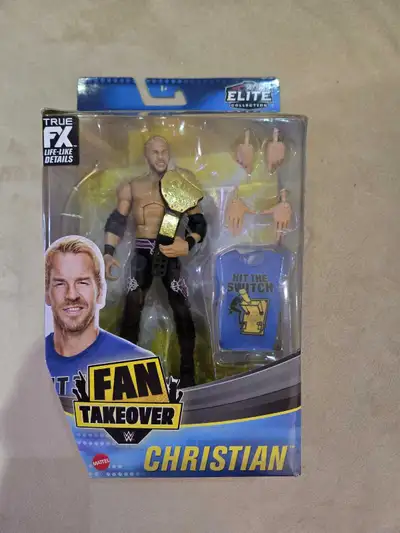 WWE Christian Fan Takeover Elite AEW WWF, View more