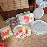 Assorted Foil Baking and Serving  Items