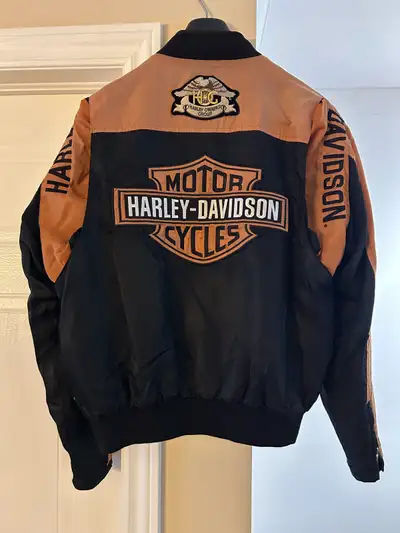 Veste HarleyDavidson HOG black Orange bomber jacket S, View more