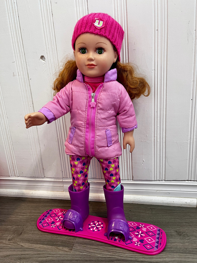 18” Snowboarding Doll in Toys & Games in Bedford