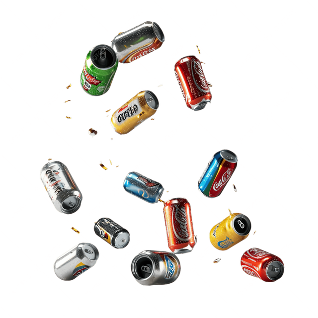 Assorted Soft Drink Cans and Water470947356791296002