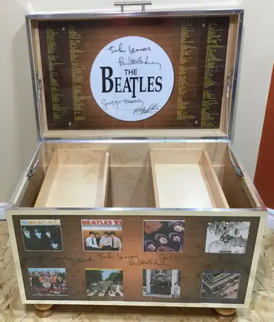Beatles Storage Trunk, Beatles Memorabilia, Beatles Furniture, View more