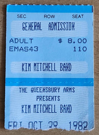 Kim Mitchell Band Stub